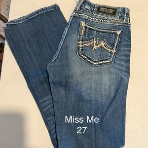 Miss Me Women's Boot Cut Jeans in Classic Blue